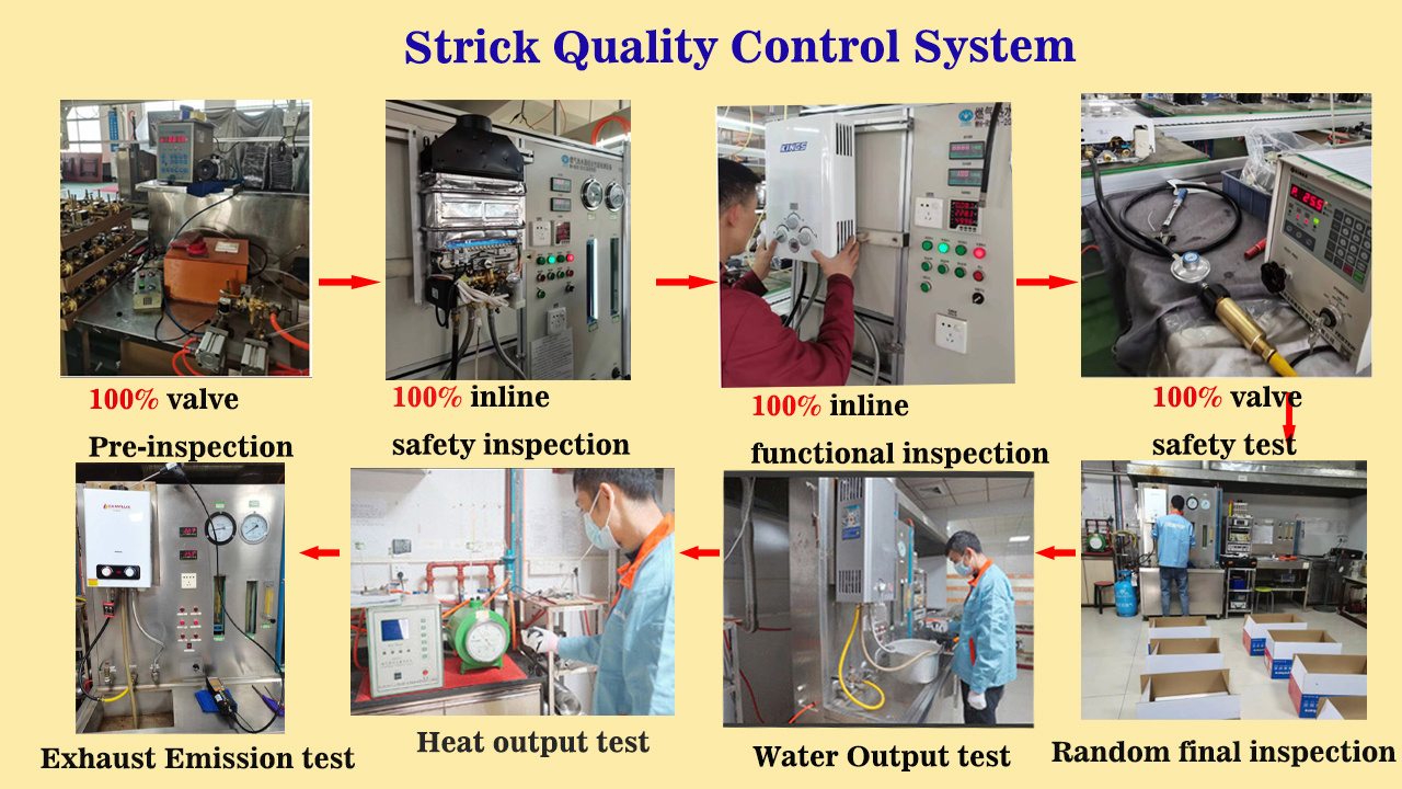 High quality instantfast heat water gas geyser  Gas Water Heater