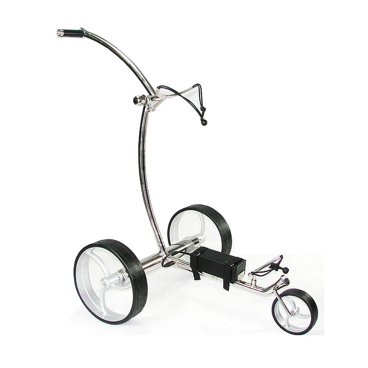 Customized Logo Aluminum 3 Wheels Remote Control Golf Course Use Electric Golf Trolley