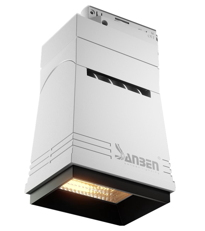 SANBEN Ultra Wide Angle Spotlight  led track spotlight commercial track light for supermarket store lighting