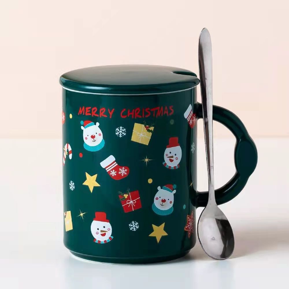 High quality cheap bulk wholesale ceramic gift mugs Christmas coffee mug