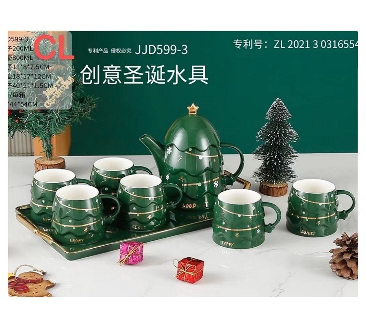 New Christmas Ideas Tea Pot Set European Style Tea Set High Value Tea Pots Kettles