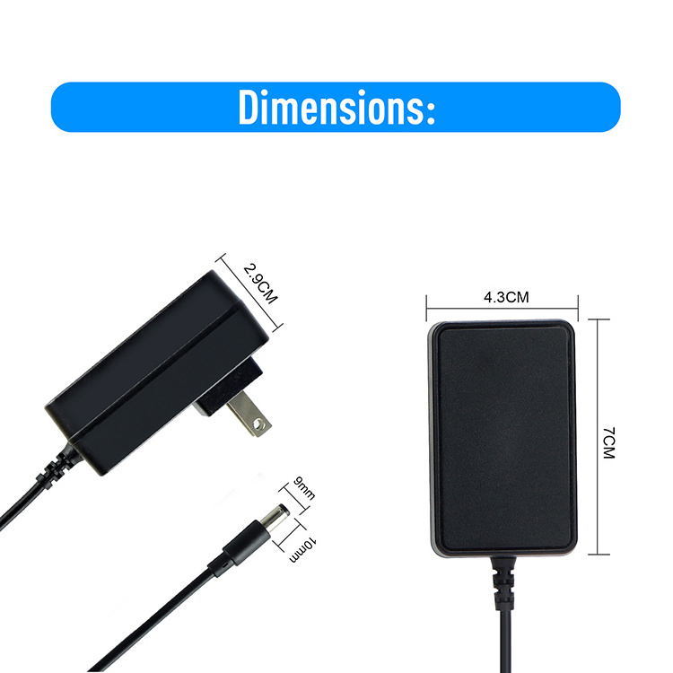 Factory price Power Adapter 12V 2A US EU UK AU Wall plug Power Supply 12 volt 2 Amp AC DC Charger Adaptor