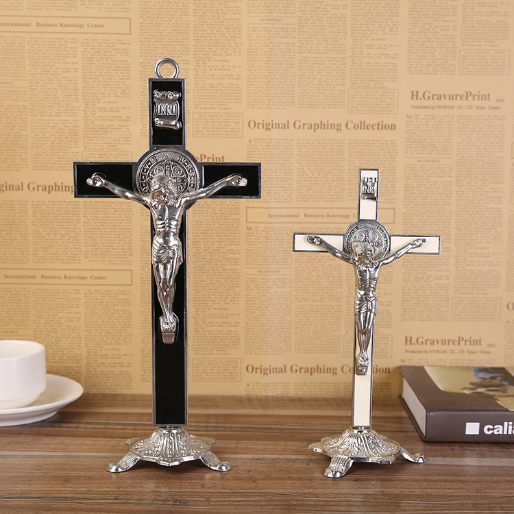 Church Relics Crucifix Jesus Zinc Alloy Religious Cross decorative catholic wall cross