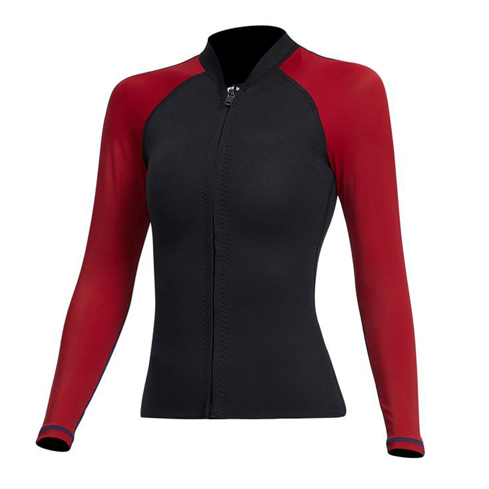 Womens Neoprene Wetsuit Long Sleeve Dive Swim Scuba Diving Surf Suit Tops  maximum thermal retention.