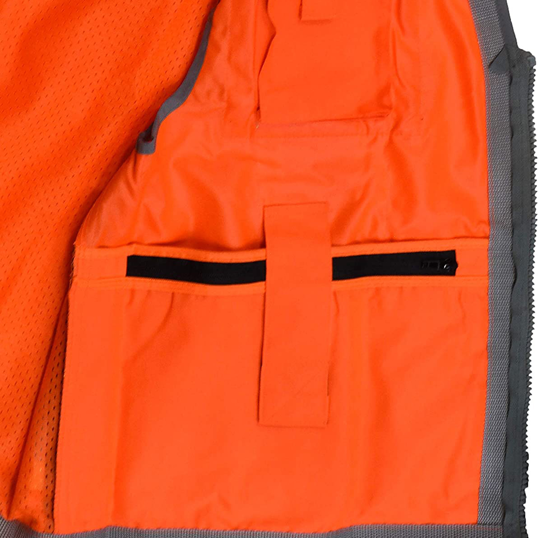 New 2023 Mesh Hook Loop Safety Vest Security Vest Work Hi Vis Reflective Vests  in  Yellow Orange OEM Customized PVC Logo Fabric