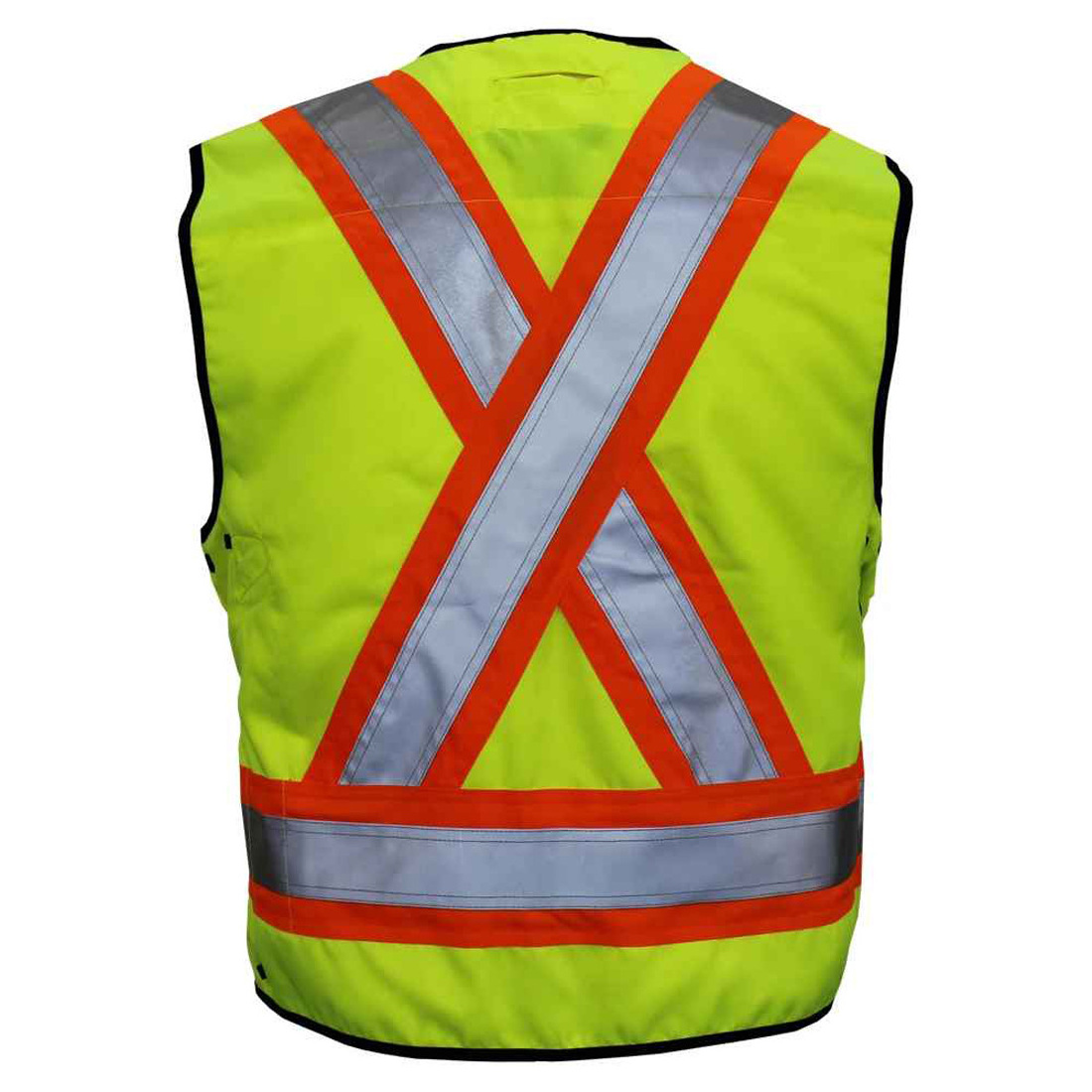 Road High Visibility Safety Reflection Vest Fluorescent Yellow Cheap 2024 Reflective vest Hi Vis Running Safety Worker Vests