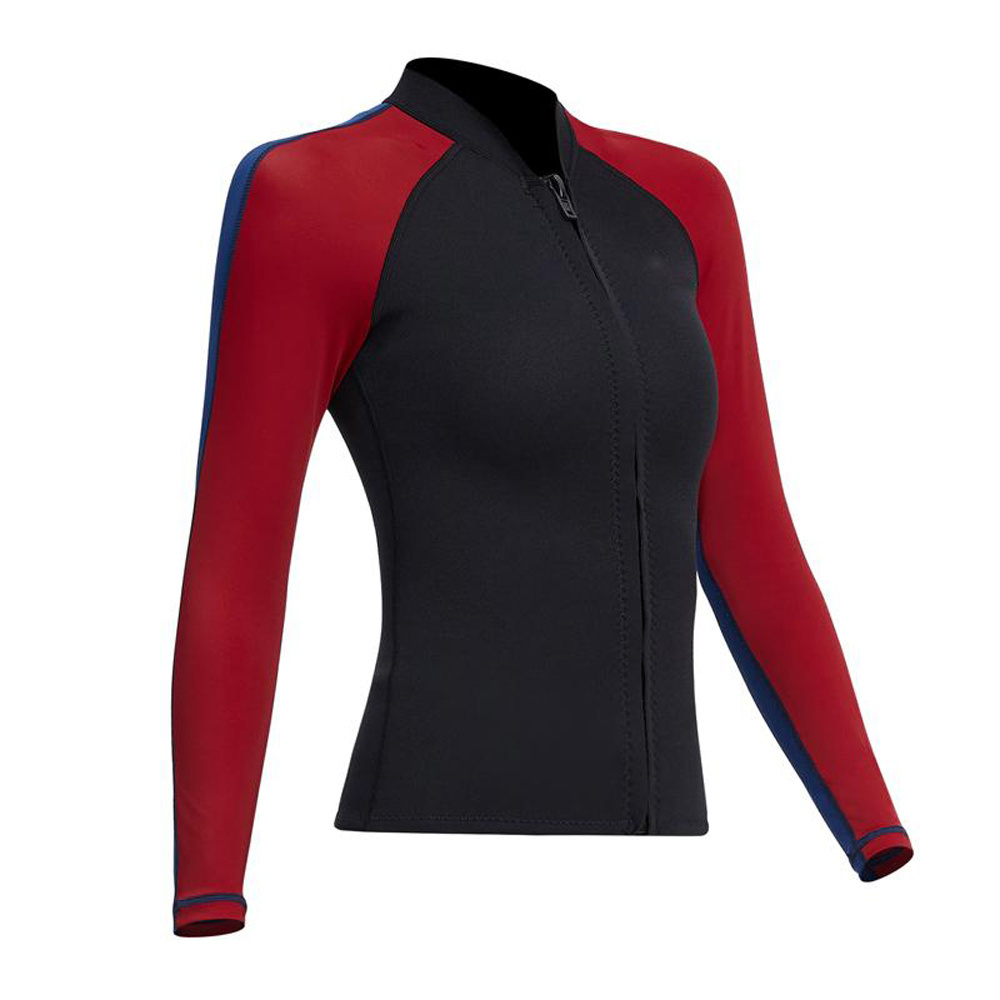 Womens Neoprene Wetsuit Long Sleeve Dive Swim Scuba Diving Surf Suit Tops  maximum thermal retention.