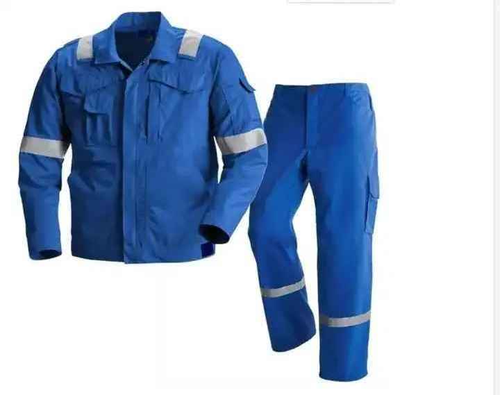 Long Sleeve Reflective Workwear Safety overall Work Suits Mechanical Workwear High Visibility Work Wear with custom logo