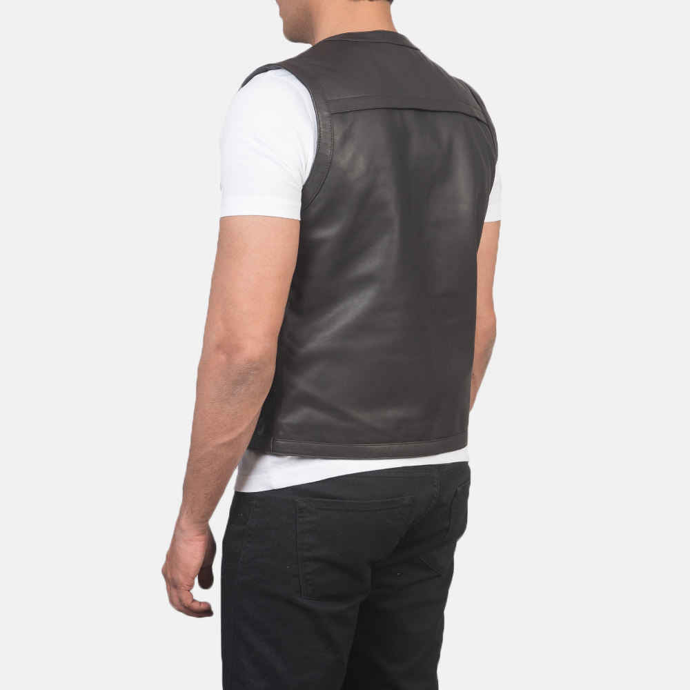 2024 Leather Vest For Sale Online Top Quality Men Bike Riding Leather Vest Men's Biker Vests At Best Prices Custom Real Leather