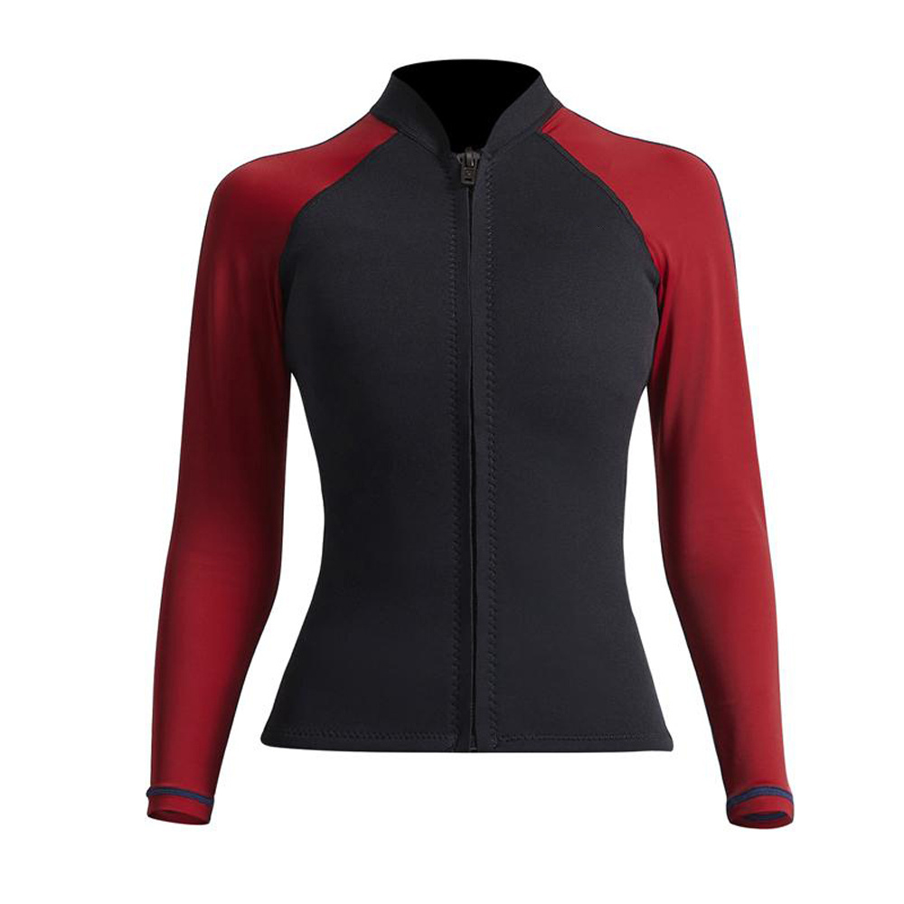 Womens Neoprene Wetsuit Long Sleeve Dive Swim Scuba Diving Surf Suit Tops  maximum thermal retention.