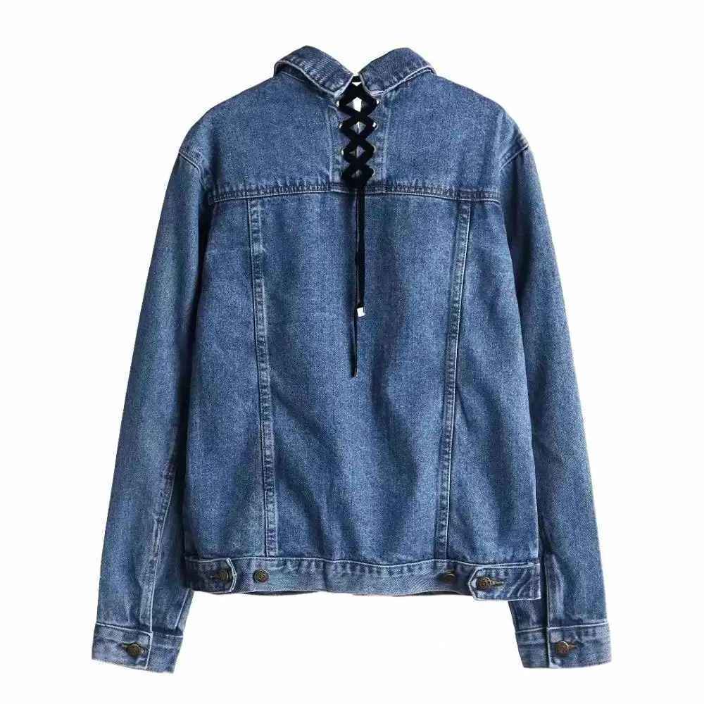 Latest New Design 2024 Wholesale blank Women denim jacket long sleeve single button denim cowboy jeans Hot Sale Denim jackets