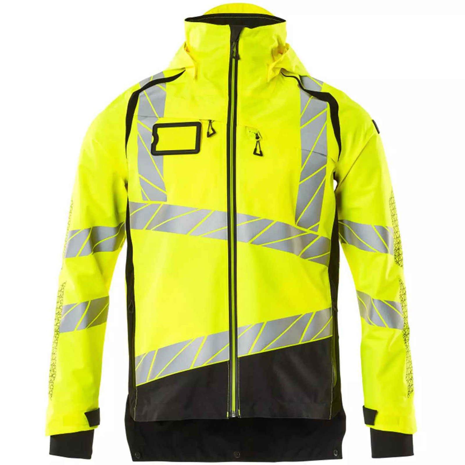 100% Polyester Hi Vis Rain wear Waterproof Rain Overall High Visibility Jackets 2024 Reflective Work Clothing Safety Jacket