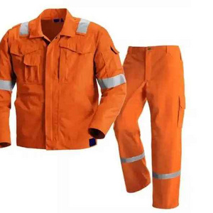 Long Sleeve Reflective Workwear Safety overall Work Suits Mechanical Workwear High Visibility Work Wear with custom logo