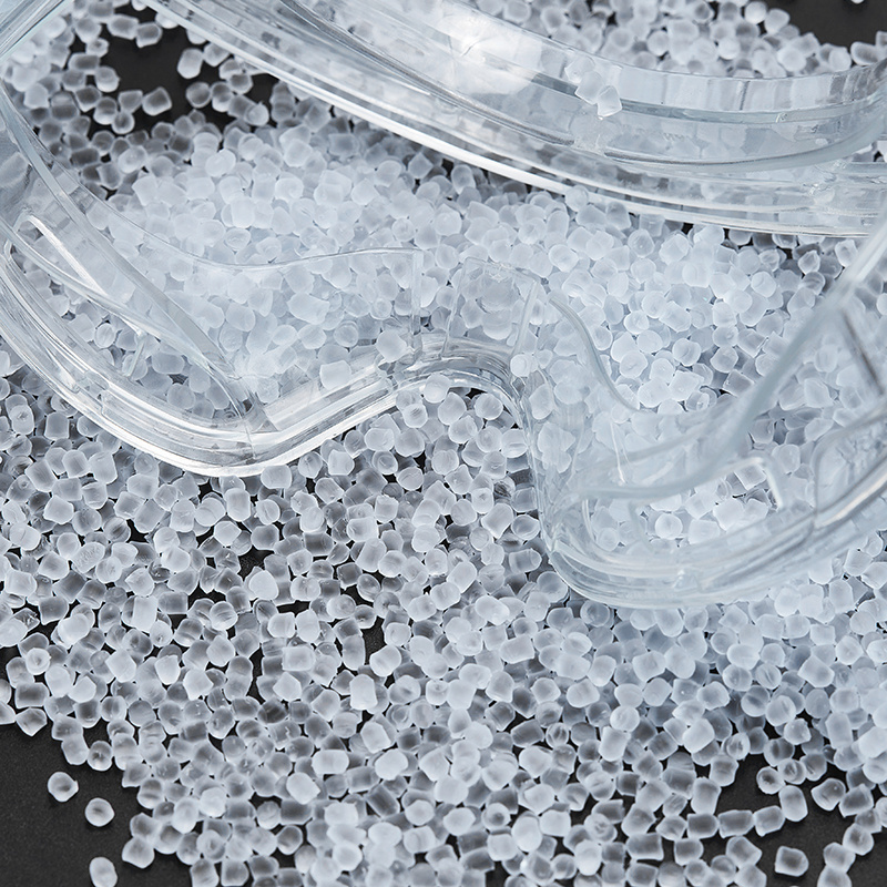 Medical-Grade Transparent PVC Granules Molded for Non-Pungent Goggles through Injection Molding