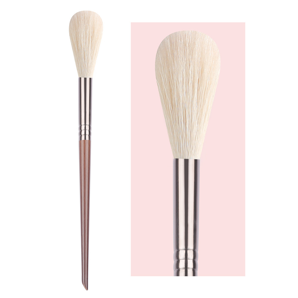 OVW Wholesale 1pcs Goat Hair Round Blush Brush 2023 Hot Sales Makeup Tool Kits N31 Fluffy Cheek Makeup Blending Shader Brushes