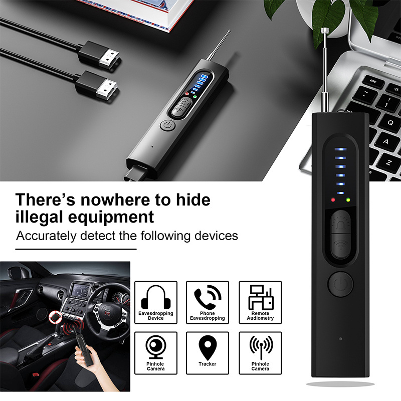 X13 camera GPS car positioning scanning detector anti-peeping anti-surveillance intelligent signal detector