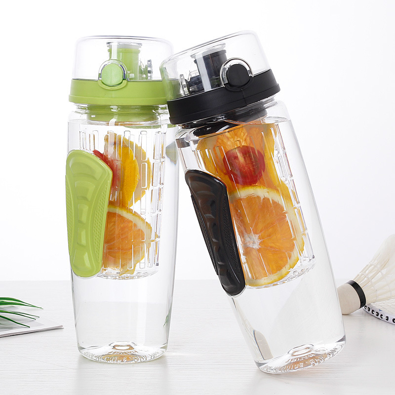 1000ML Outdoor Sports Infuser Water Bottle Plastic Fruit infusion Drink Bottle Juice Lemon Portable Kettle