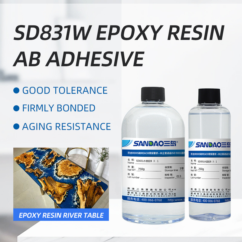 Epoxy Resin AB Glue River Table Handmade DIY Ultra-clear Crystal Drop Glue Potting And Sealing Painting Specimen Hard Glue Craft