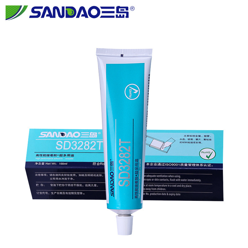 SANDAO-SD3282T Waterproof Heat-Resistant Clear Glue Super Glue  for Instant Strength