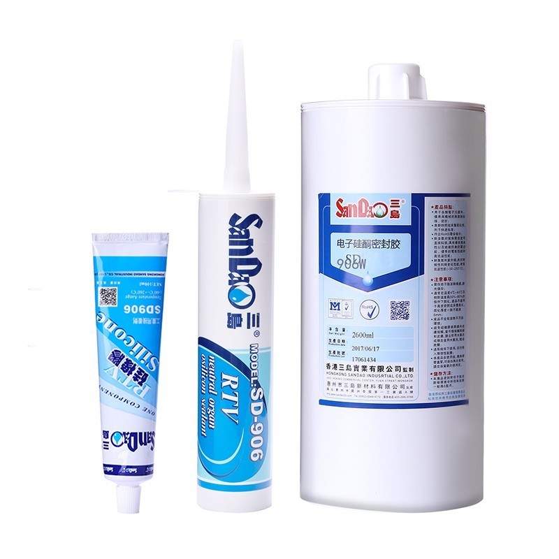 SD906  waterproof RTV Silicone white glue for electronic components in circuit board