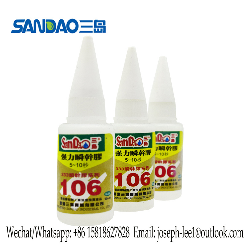 SD104 Cyanoacrylate Adhesive Super Glue Repair Other Adhesives Transparent One Component 230-391-5 7085-85-0 C50H94O24