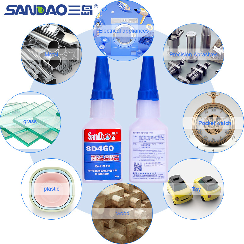 Adhesive Glue SD460 Cyanoacrylate Adhesive Transparent Fast Super Fabric One Component 230-391-5 7085-85-0 Other Adhesives -