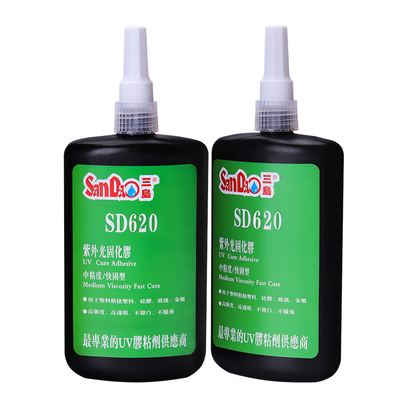 SD620 one part glass metal bonding  UV  adhesive  glue