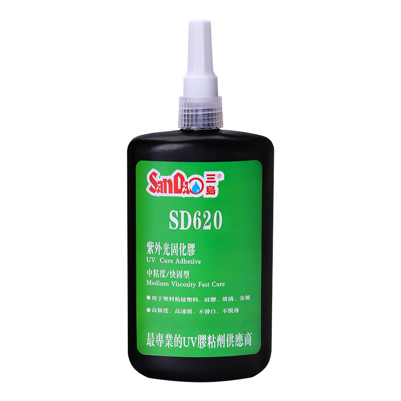 SD620 one part glass metal bonding  UV  adhesive  glue