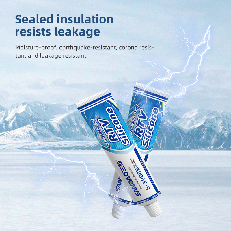 High Temperature Resistant 3908B 100ml RTV Sealant Standard Organic Silicone Adhesive Sealant