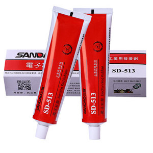 Silicon Rubber TV Electronic Component Insulating Sealant Fixing Sealant 100ml High Temperature Resistant Waterproof Red