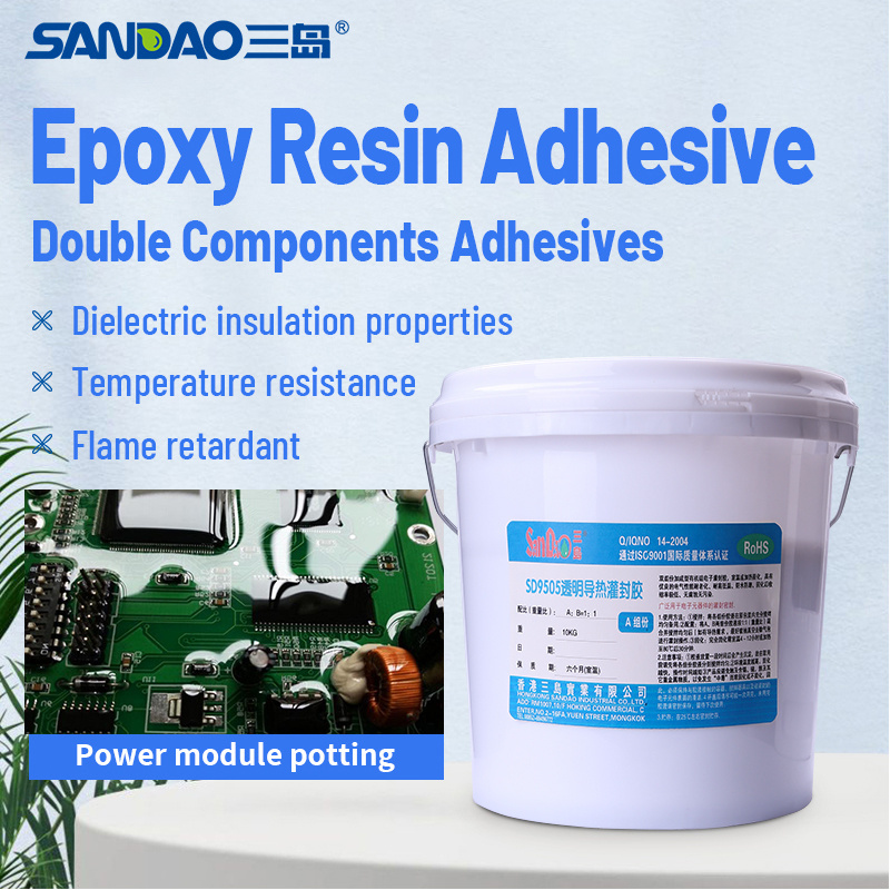 Two Component AB Glue SD9505 LED Thermal Sealing Electrical Glue Epoxy Resin