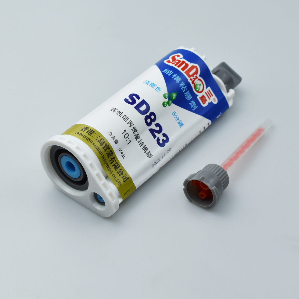 Two-part Epoxy Resin SD823 High Strength Fully Transparent Adhesive Acrylic Quick Set Heat Resistance Epoxy Glue AB Glue