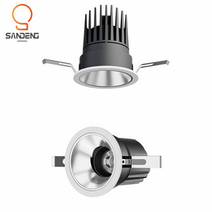 Sandeng New Design Anti Glare Design Aluminum Spot Lights Recessed Ceiling COB LED Spot Lamp