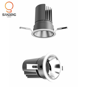 Sandeng Anti Glare Downlight Indoor Office Adjustable Rotating Background Decorative Lamp Spotlight