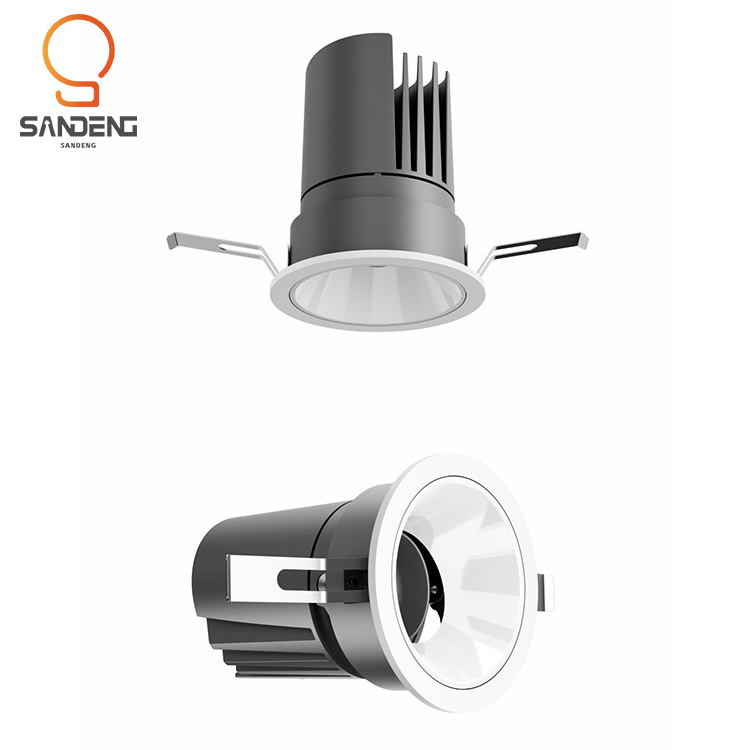 Sandeng Oem Odm Indoor Shop Lighting Anti Glare Recessed Mounted Ceiling Cob Led Spot Light