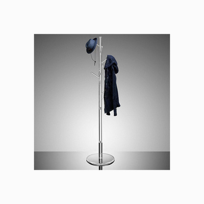 Transparent acrylic home floor-standing coat rack simple modern bedroom office personality creative hanger