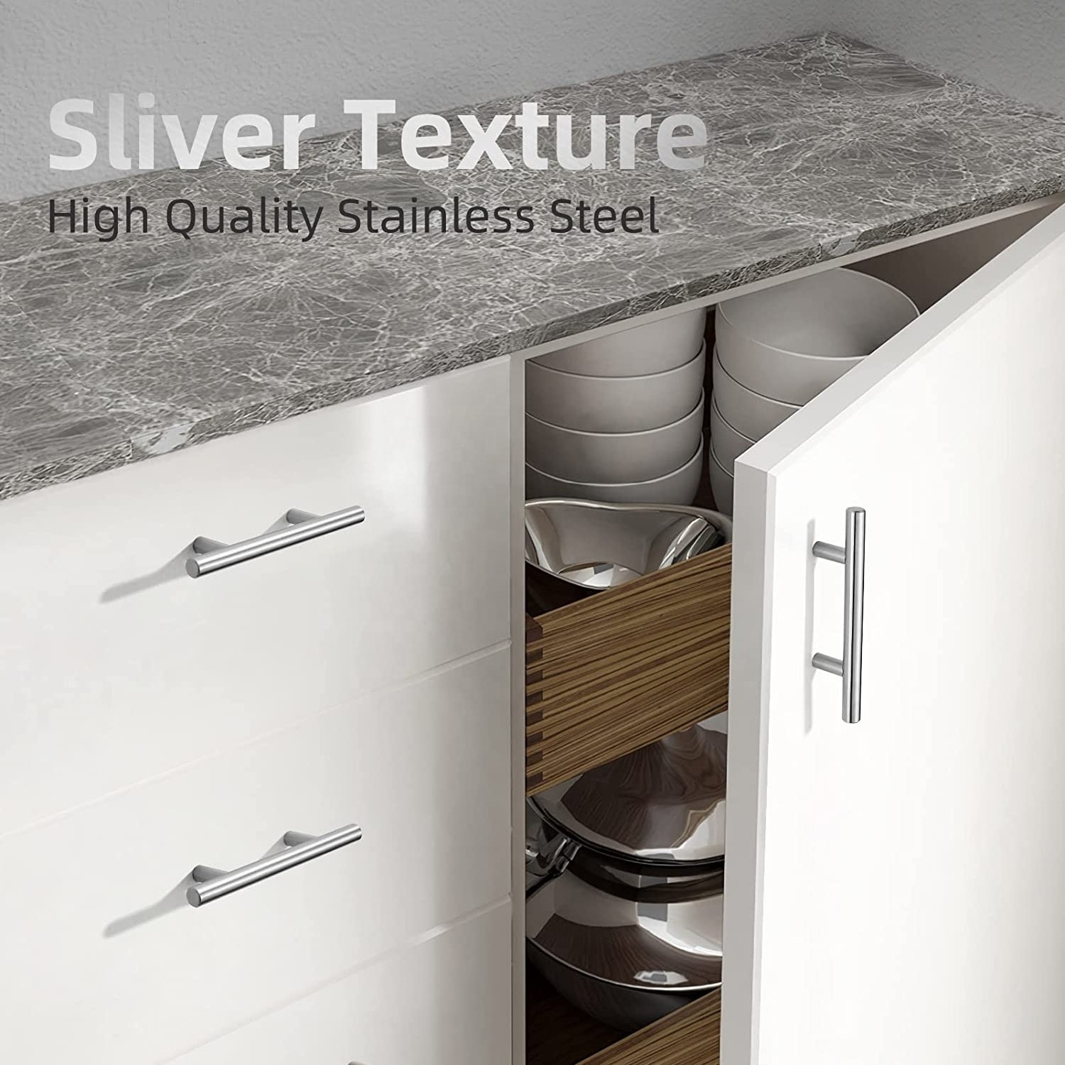 Wholesale Stainless Steel Cabinet Handle Pulls I Ideal for Kitchen Drawer Pulls