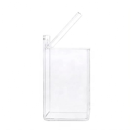 Acrylic Wall-Mount Container for Glove Hairnet Covers Laboratory Kitchen Restaurant Organizing Storage Box Shoes Cover Dispenser