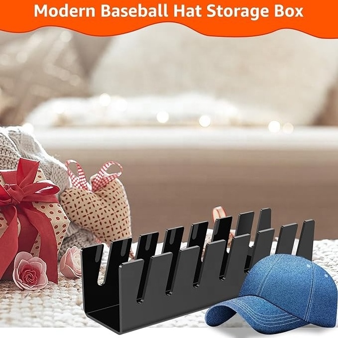 2-Pack Hat Stand for Baseball Caps No Install Hat Holder Storage Organizer for Dresser Closet Bedroom Living Room Display Rack