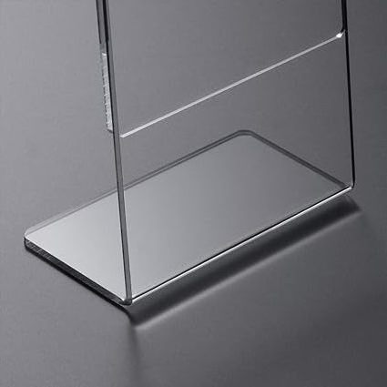 Acrylic Sign Holder Back Sign Holders Portrait Ad Frames Clear Durable Flyer Display Stand for Office Home Store Restaurant