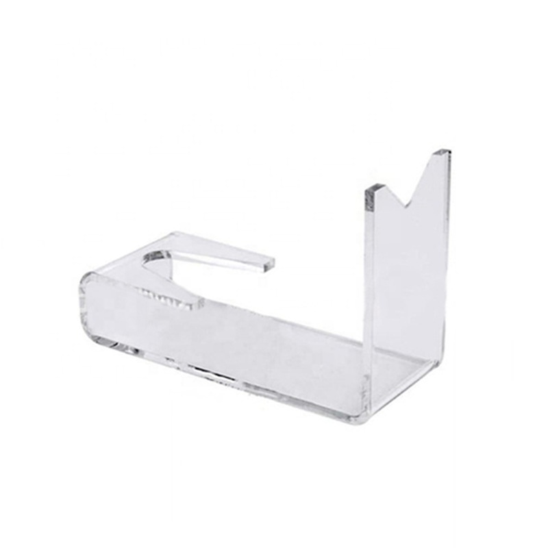 Acrylic toy gun display stand desktop plexiglass pistol model bracket transparent display stand