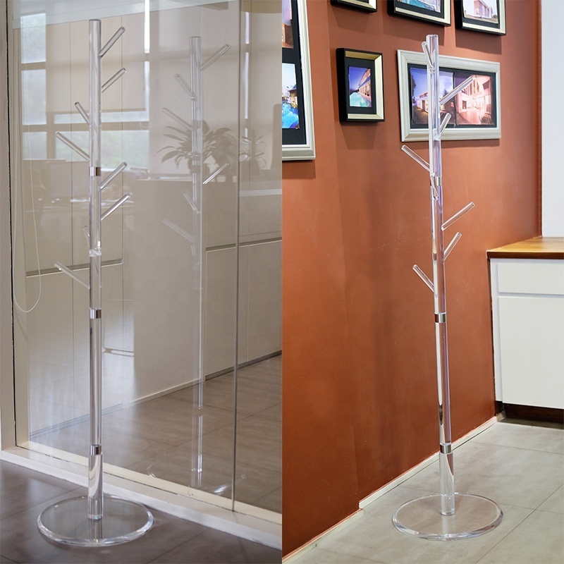 acrylic coat rack for home use Acrylic Clothes Storage Hanger