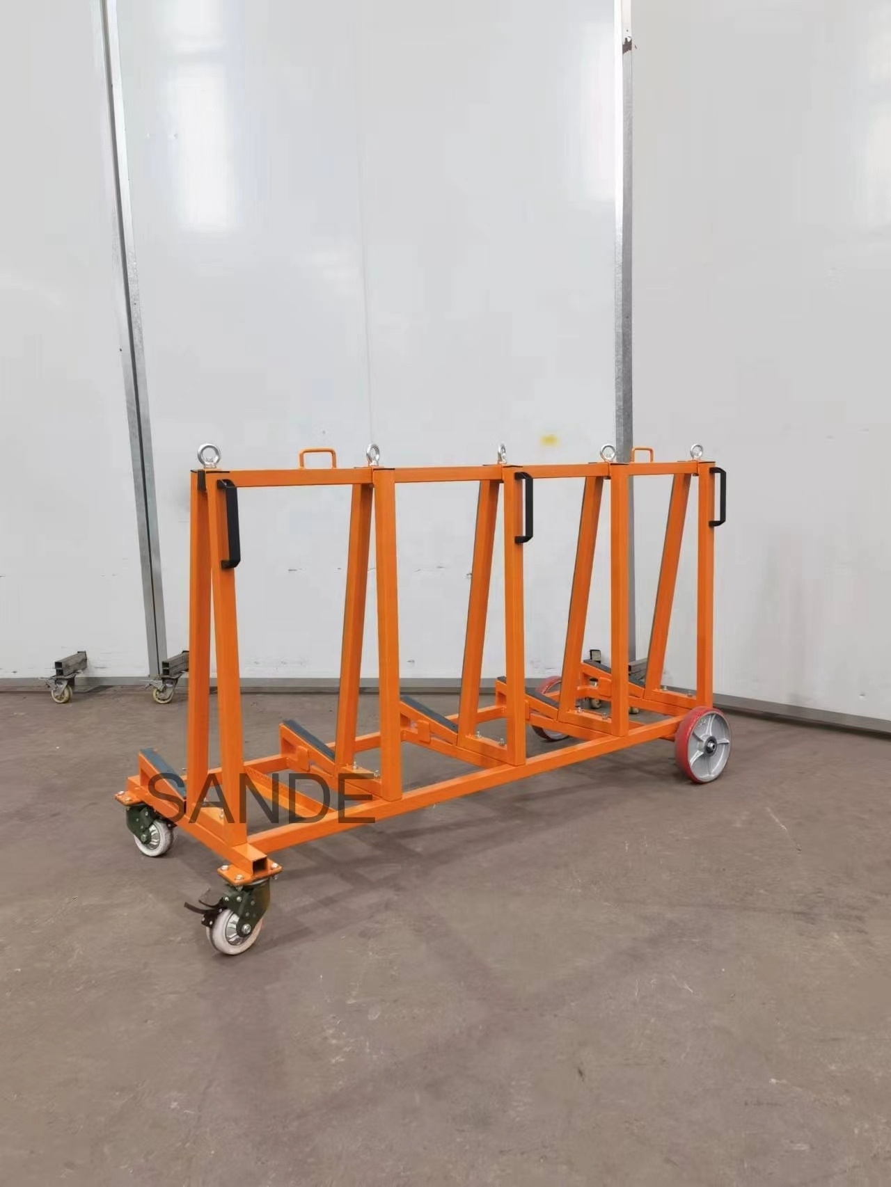 SANDE Factory Single side marble steel a-frame transport racks  for stone glass storage in warehouse