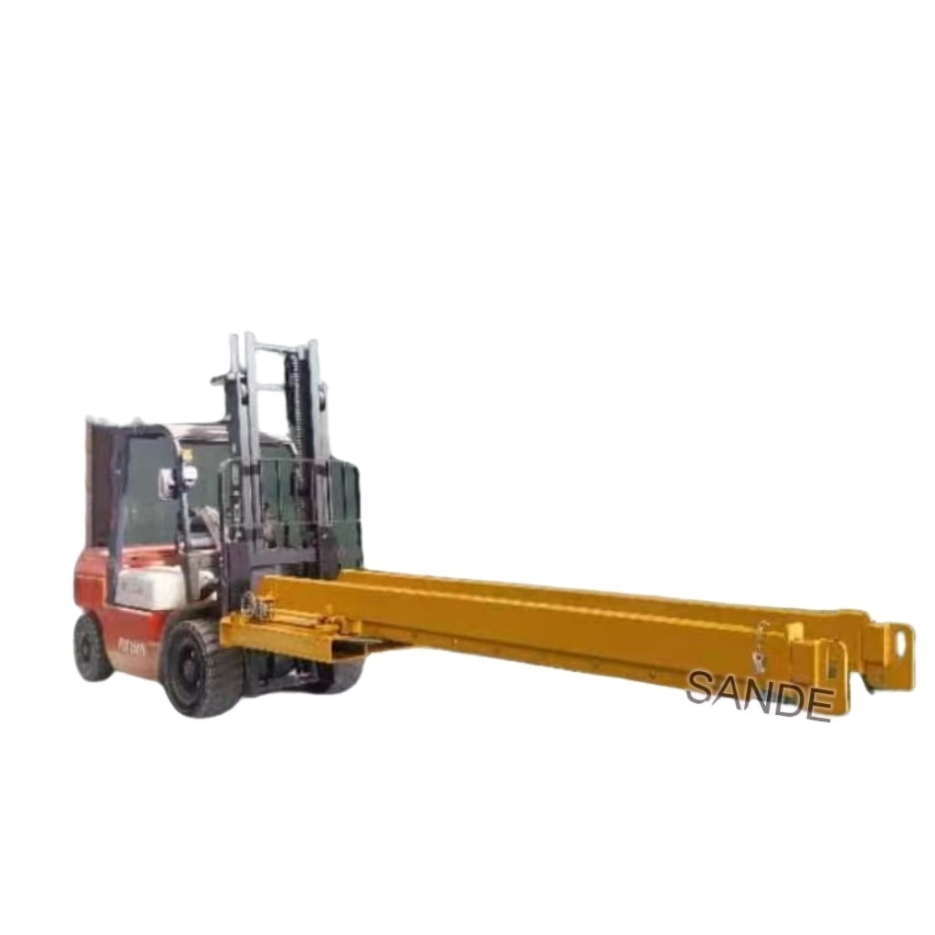 SANDE Sale hoist crane jib forklift boom Telescopic Forklift Attachments