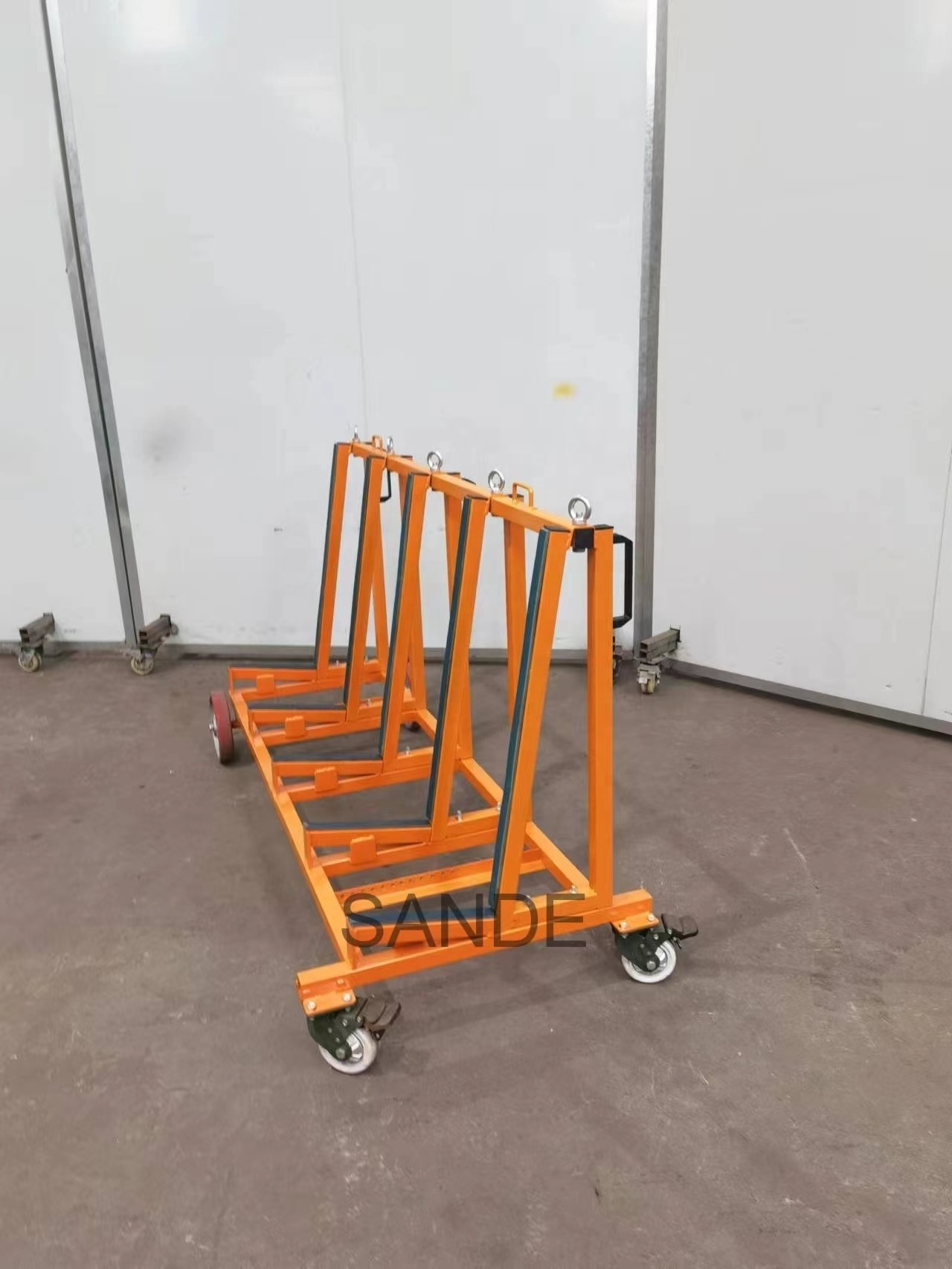 SANDE Factory Single side marble steel a-frame transport racks  for stone glass storage in warehouse