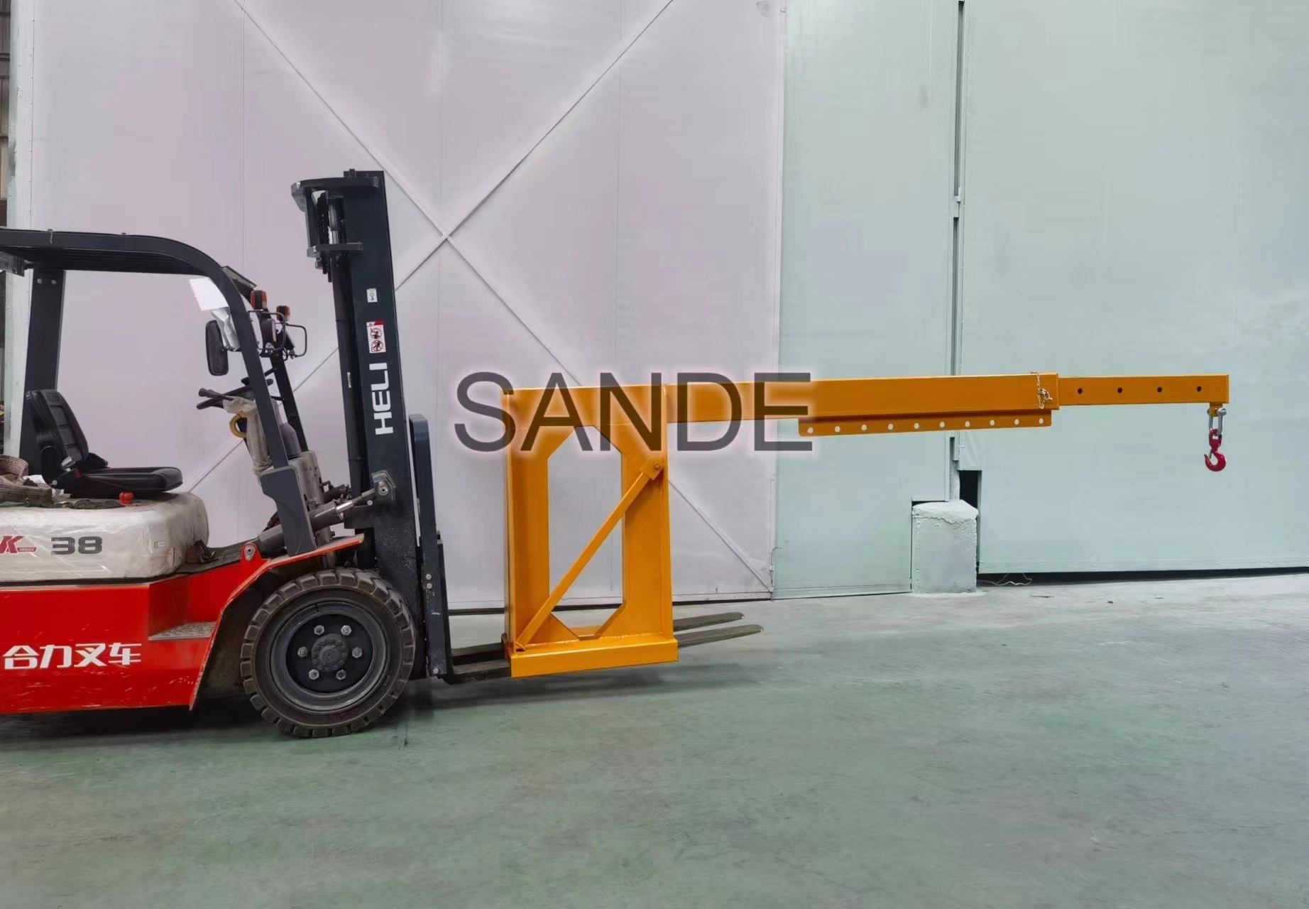 SANDE Hot Sale forklift crane attachment forklift jib Boom Lift