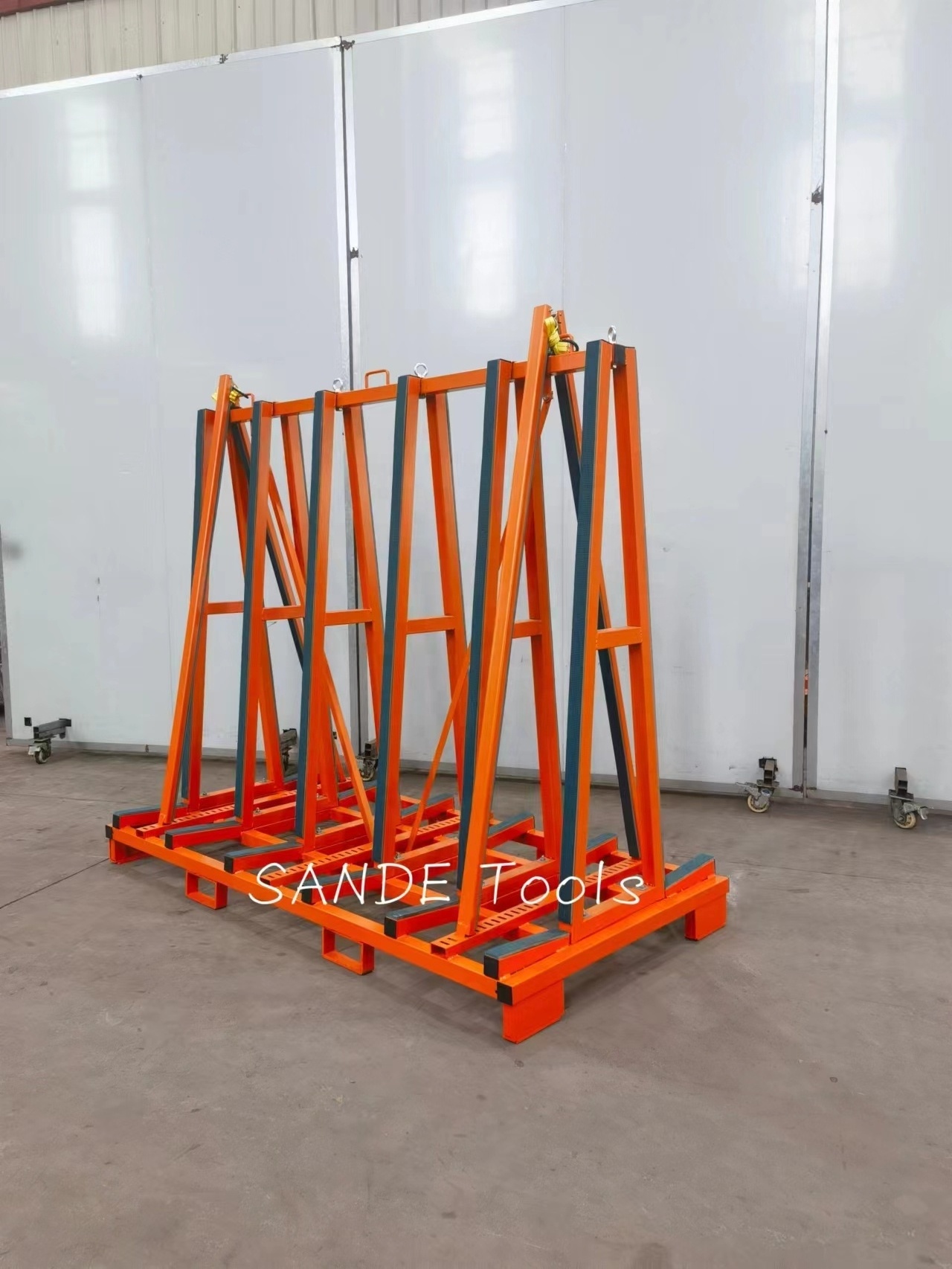 SANDE TOOLS 10 A-frame truck transport cart delivery to Australia Storing Stone Slab Glass Sheet A Frame Rack