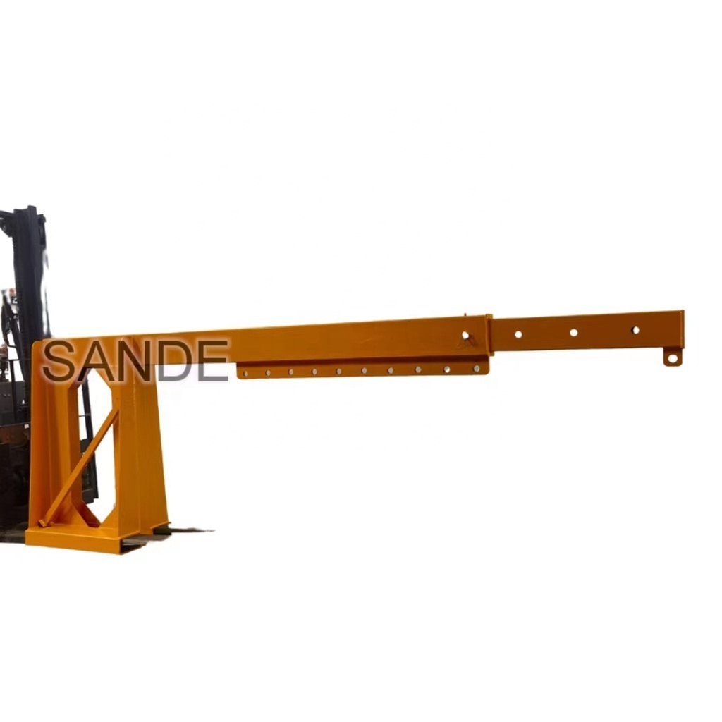 SANDE Hot Sale forklift crane attachment forklift jib Boom Lift