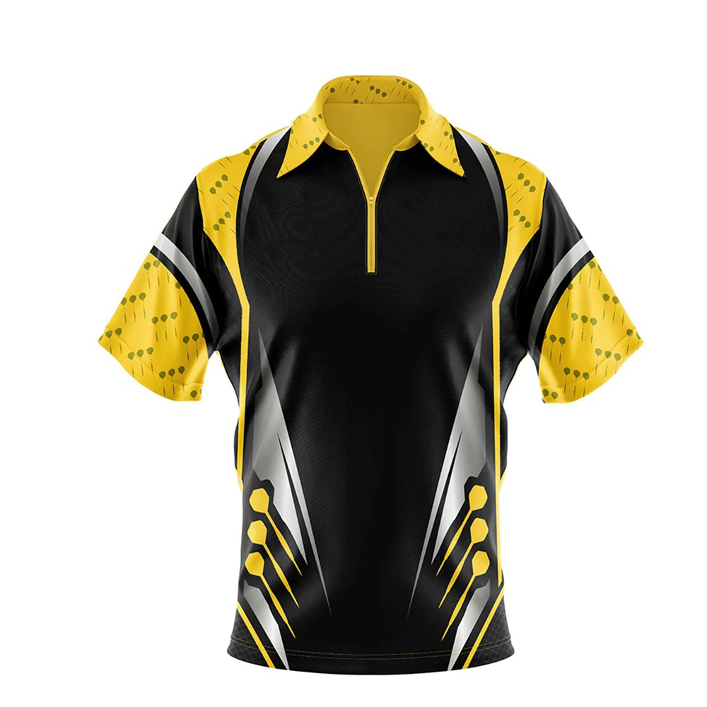 Design Your Own Dart Jersey Shirts Custom Sublimation Youth wholesale breathable Team Dart Polo Shirts