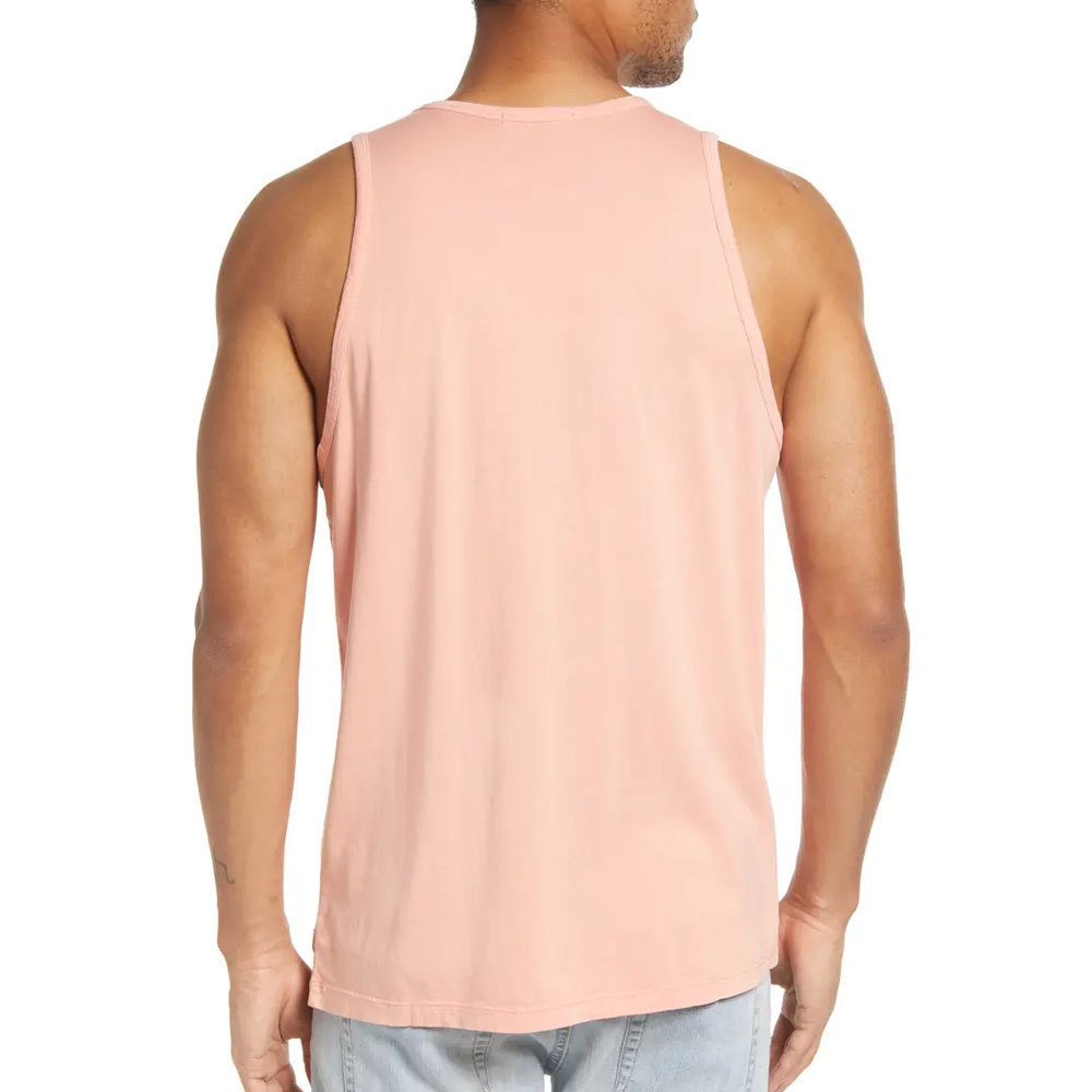 Factory custom wholesale men's ribbed tank top 100% cotton blank gym tank top men plain cotton new fitness vest